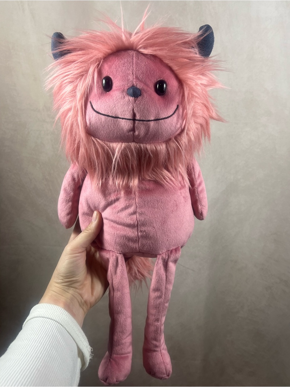 Jellycat Jinx Monster Pink Retired Plush Long Legs Rare